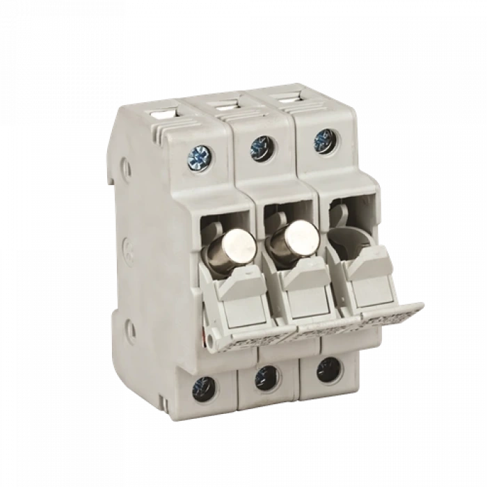 32A Silindirik (Kartuş) Sigorta Yuvası ; Kutup Sayısı : 3