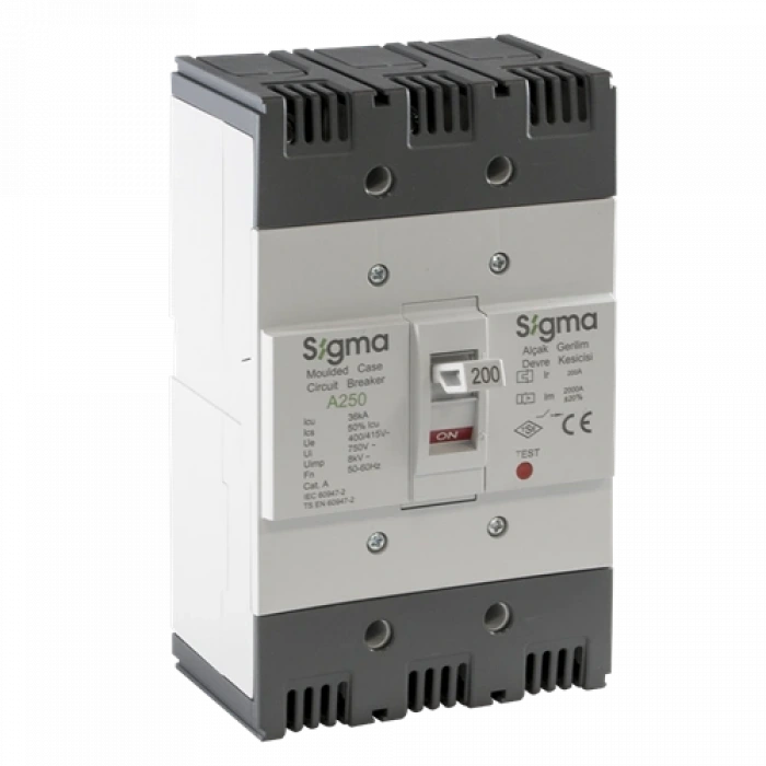 3x100 3 Kutuplu Termik-Manyetik Açtırma Üniteli Sabit Tip AG Devre Kesici