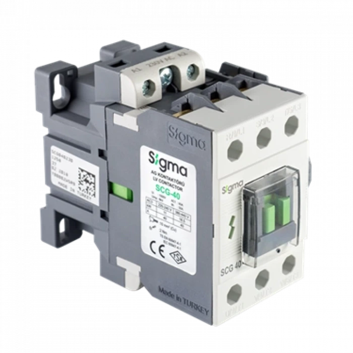 3x100A 3 Kutuplu Çift Bobin Girişli Yeni Nesil Güç Kontaktörü ; Anma Gücü : 55kW