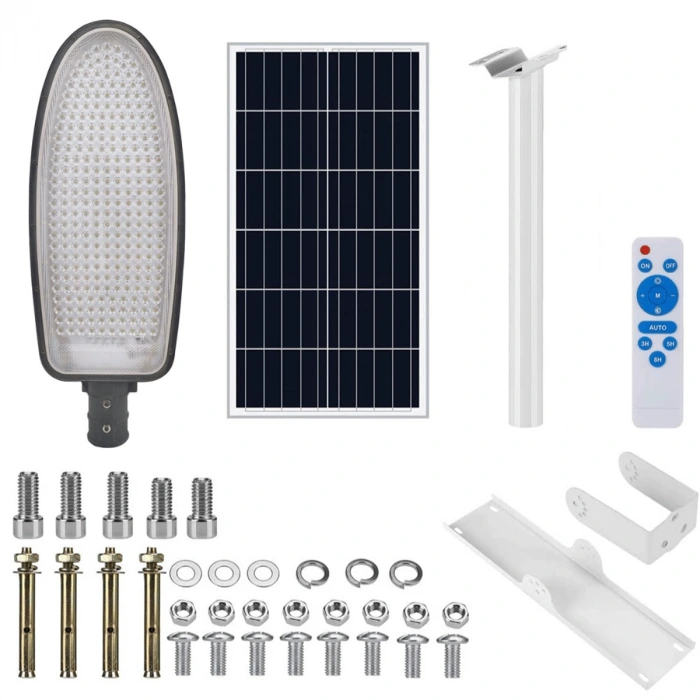 400W Solar Sokak Armatürü ; Kumandalı ; 10000lm ; 6500K