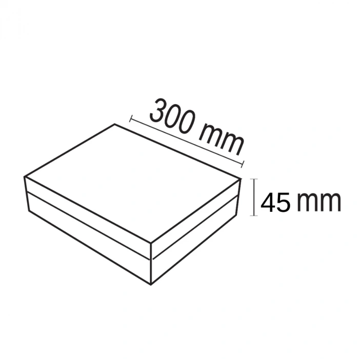 48W Sıva Üstü Kare Led Panel ; 4320lm ; 6500K , 4000K , 3200K