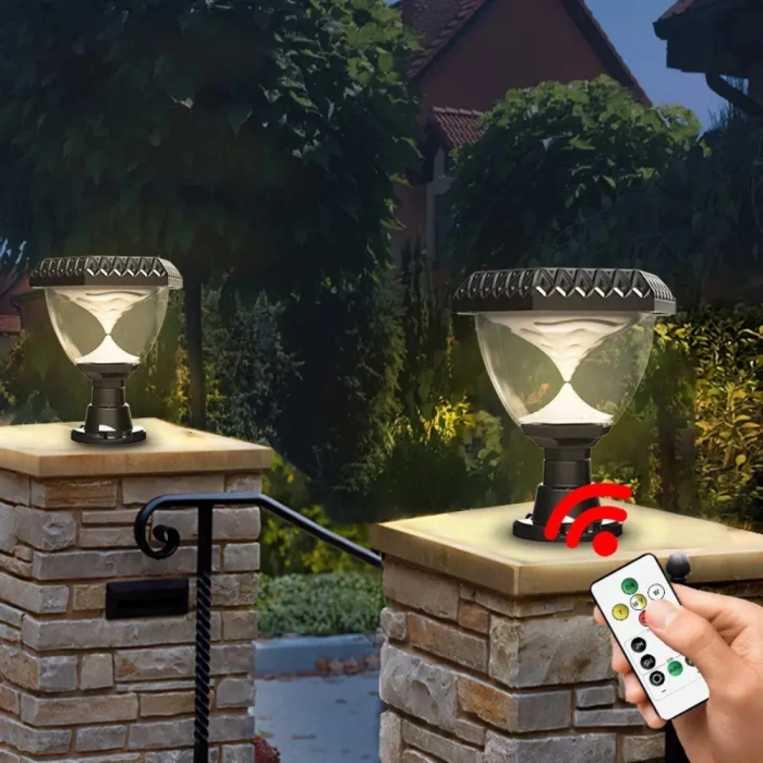 50W Solar Bahçe Armatürü ; Kumandalı ; 1000lm ; 6500K-3200K-RGB Seçmeli