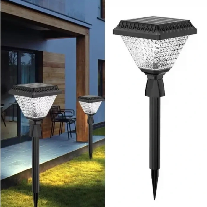 50W Solar Bahçe Armatürü ; Kumandalı ; 1000lm ; 6500K-3200K-RGB Seçmeli