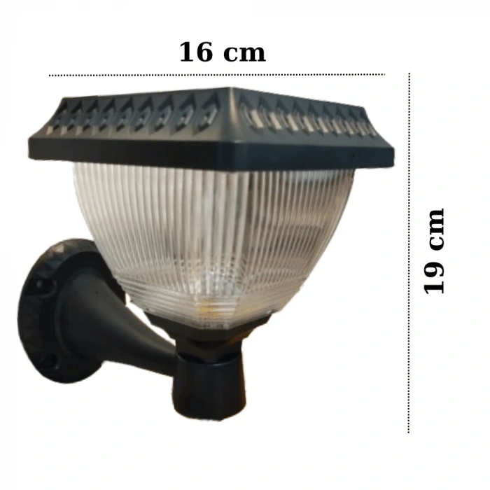 50W Solar Bahçe Armatürü ; Kumandalı ; 1000lm ; 6500K-3200K-RGB Seçmeli