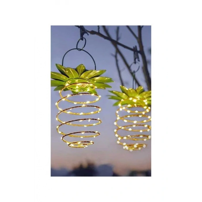 5W Solar Ananas Led Lamba ; 80lm ; 3200K-RGB