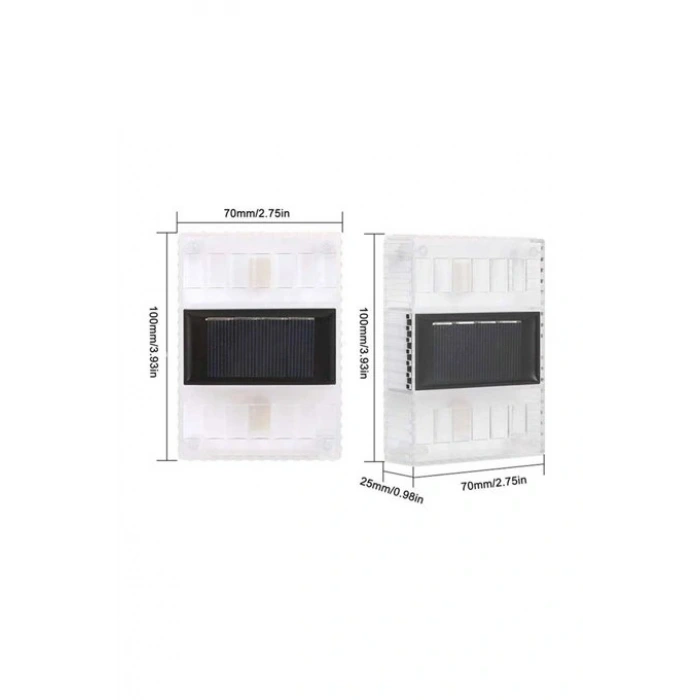 5W Solar Duvar Apliği ; 80lm ; 3200K