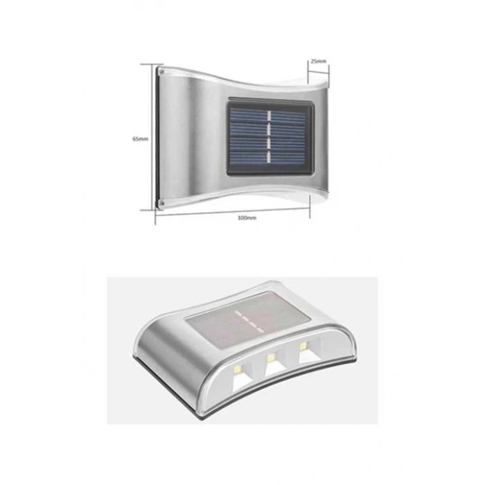 5W Solar Duvar Apliği ; 80lm ; 3200K