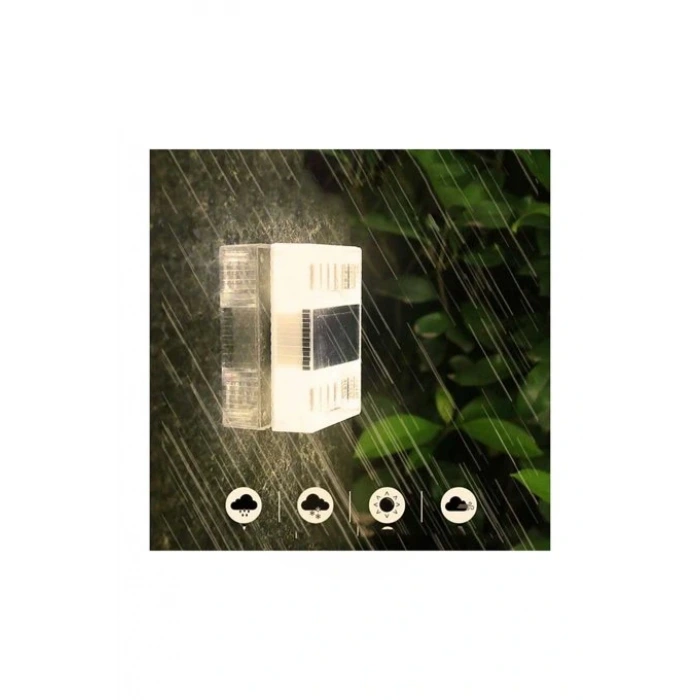 5W Solar Duvar Apliği ; 80lm ; 3200K
