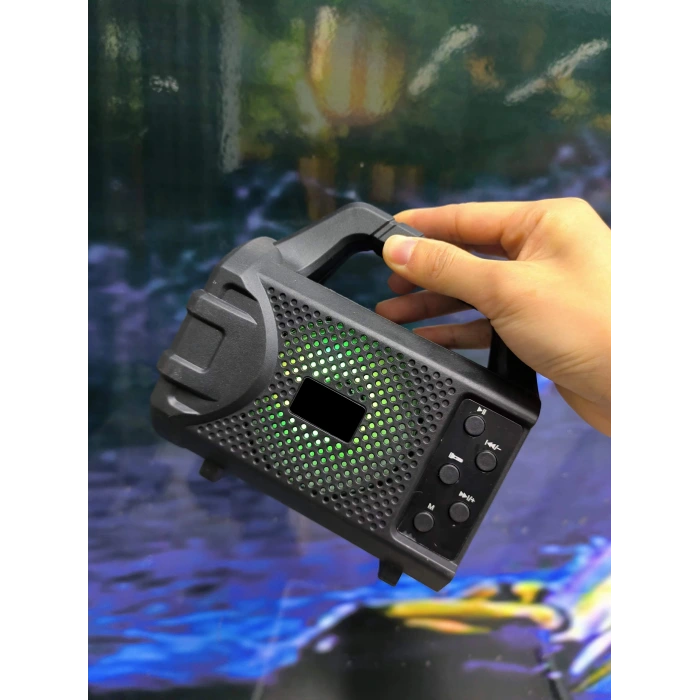 60W Şarj Edilebilir Solar Radyolu Feneri ; 960lm ; 6500K