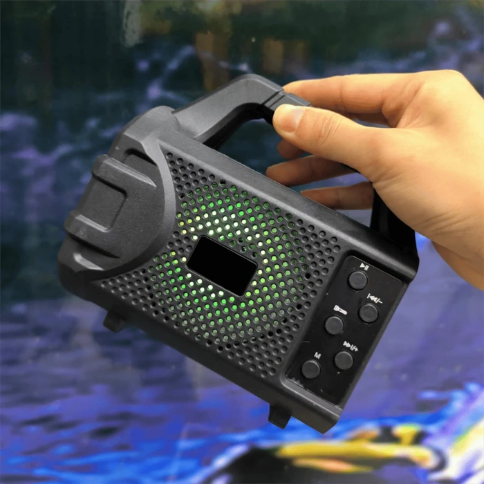 60W Şarj Edilebilir Solar Radyolu Feneri ; 960lm ; 6500K