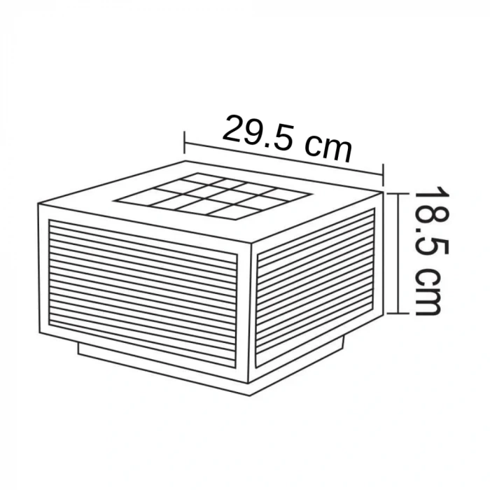60W Solar Set Üstü Armatürü ; Kumandalı ; 1200lm ; 6500K-4000K-3200K Seçmeli