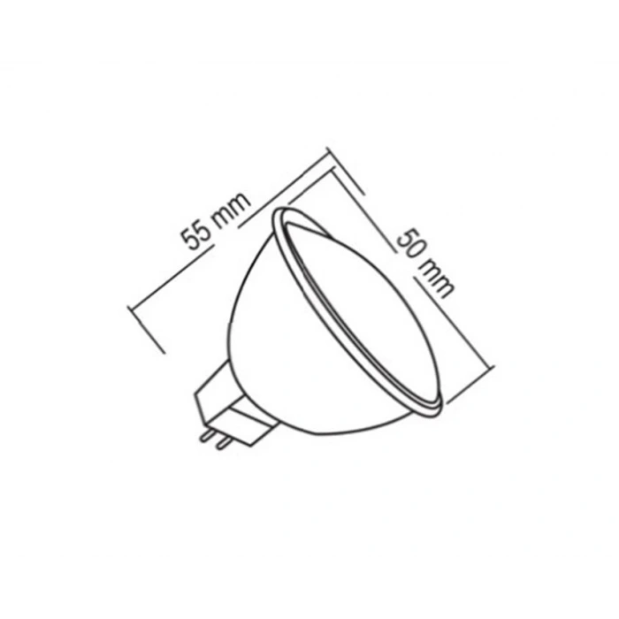 7W MR16 Duy Ampul ; 560lm ; 6500K , 4000K , 3200K