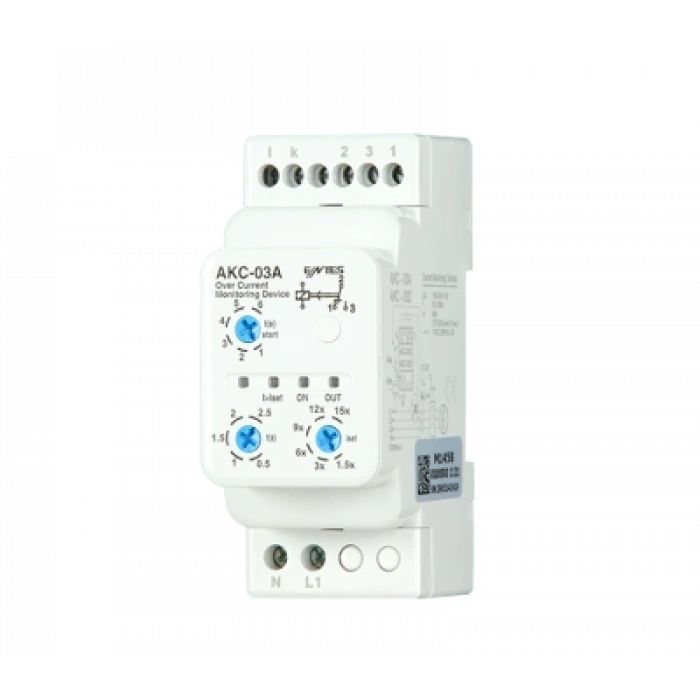 AKC-03A + CT-25 A. Trafosu Akım Koruma Rölesi Set