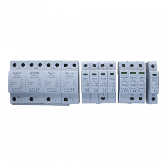 Alçak Gerilim Parafudr ; Tip:3 , D Sınıfı Sayaç Sonrası Kullanım için ; Kutup Sayısı :1