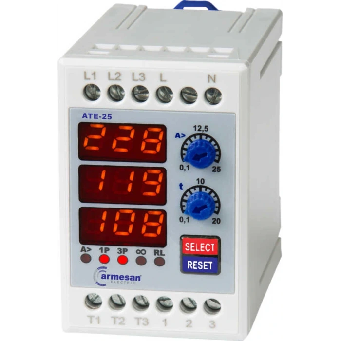 Dijital Gerilim Koruma Rölesi ,  Monofaze Aşırı-Düşük Gerilim Kontrol Rölesi