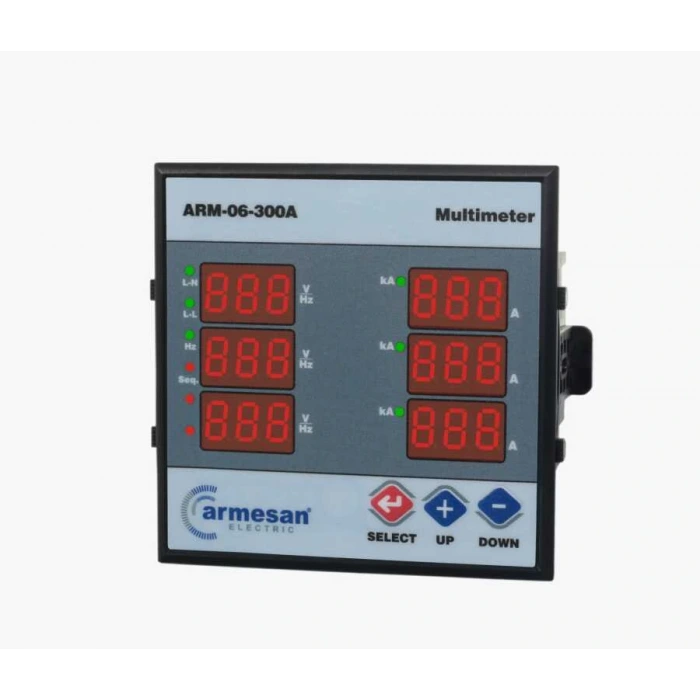 Direkt Multimetre 96x96 , 100A