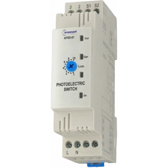 Fotosel Röle , 1-10 Lux Ayarlı