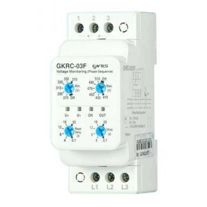 GKRC-03F Gerilim Koruma Rölesi