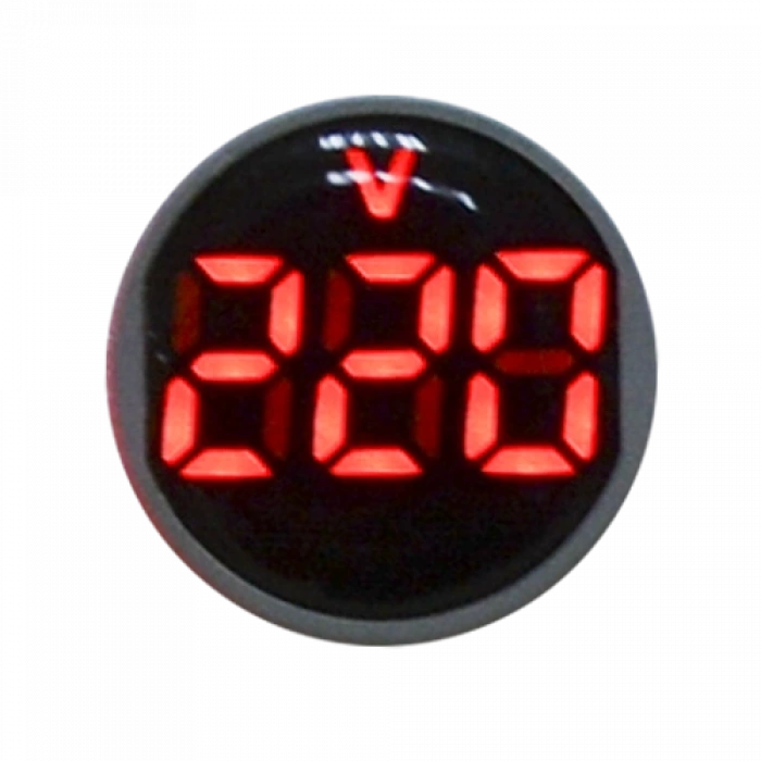 Ledli Voltmetre Göstergeli Sinyal Lambaları; Renk: Sarı