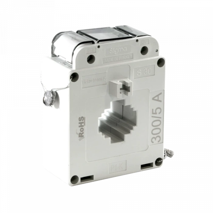 Mühürlü Tip Akım Trafosu ; 150/5 A ; Class: 0,5 ; 30x10mm