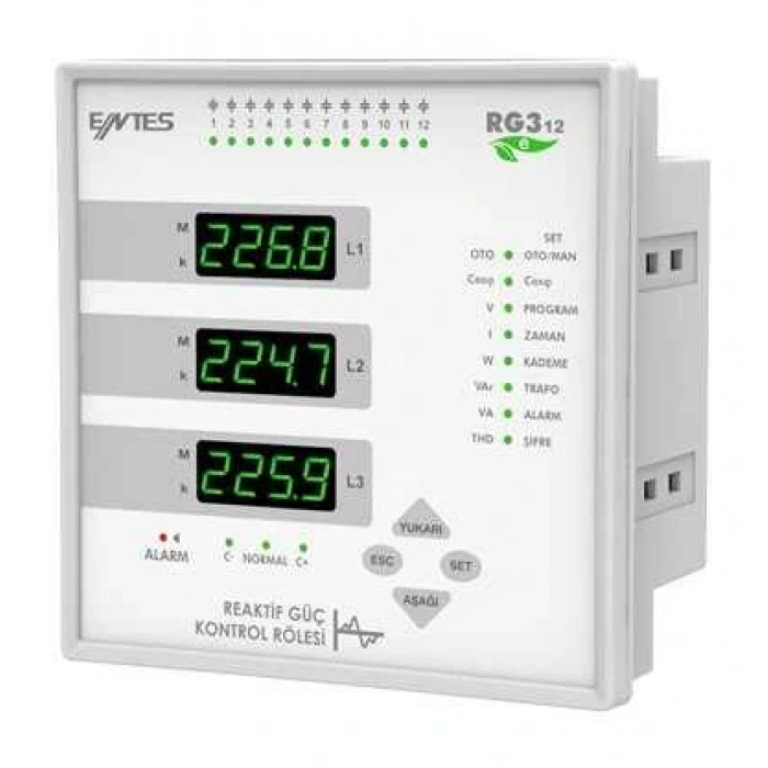 RG3-12e Reaktif Güç Kontrol Rölesi