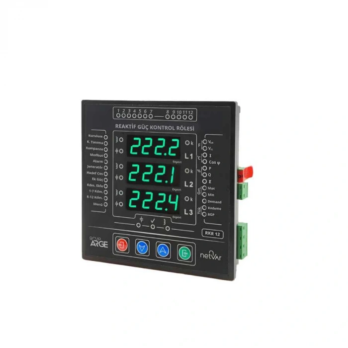 RKR 12 12 Kademe Reaktif Röle