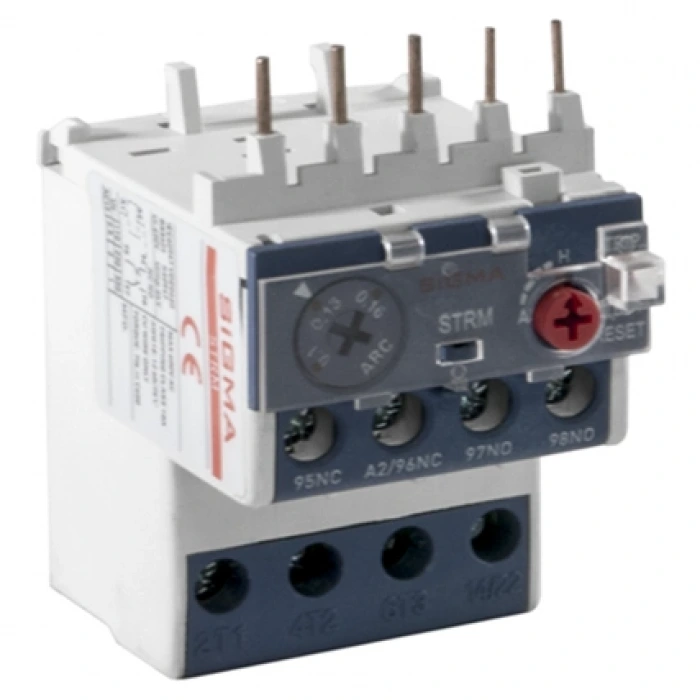 Termik Röle ; Mini Kontaktör için ; Anma Akımı 6A