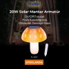 20W Solar Dekoratif Bahçe Armatürü ; 320lm ; 6500K-3200K