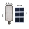 300W Solar Sokak Armatürü ; Kumandalı ; 7500lm ; 6500K