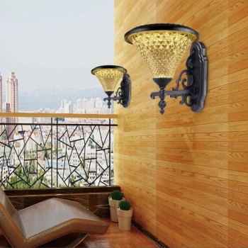 100W Solar Bahçe Armatürü ; Kumandalı ; 2400lm ; 6500K-4000K-3200K Seçmeli