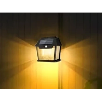 24W Solar Dekoratif Bahçe Armatürü ; Sensörlü ; 480lm ; 3200K