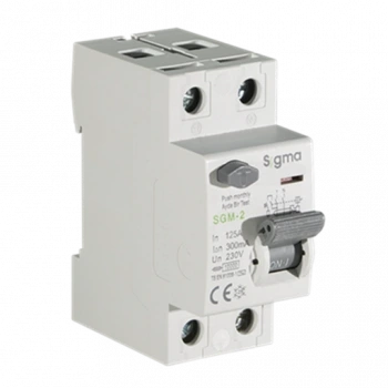 2x125A 300mA Kaçak Akım Koruma Şalteri (AC Tipi) ; 10kA