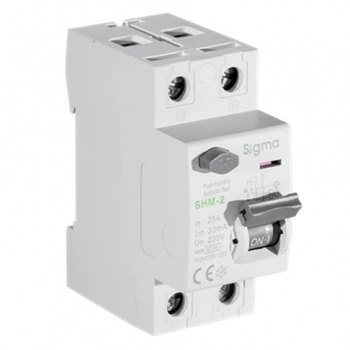 2x25A 30mA Kaçak Akım Koruma Şalteri (AC Tipi) ; 6kA