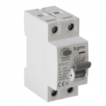 2x40A 300mA Kaçak Akım Koruma Şalteri (A Tipi) ; 10kA