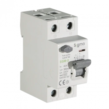 2x40A 300mA Kaçak Akım Koruma Şalteri (AC Tipi) ; 10kA