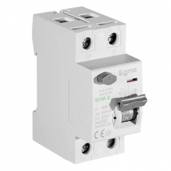 2x40A 30mA Kaçak Akım Koruma Şalteri (AC Tipi) ; 6kA