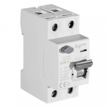 2x63A 30mA Kaçak Akım Koruma Şalteri (AC Tipi) ; 6kA