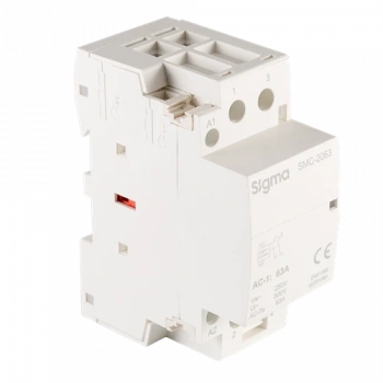 2x63A Modüler Kontaktör ; Kontak Yapısı : 2 NO Kontak