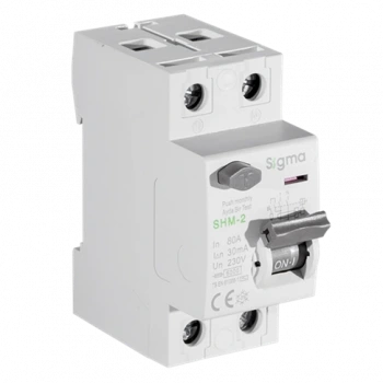 2x80A 30mA Kaçak Akım Koruma Şalteri (AC Tipi) ; 6kA