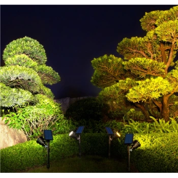 30W Solar Çim Armatürü ; 600lm-300lm ; 6500K-3200K-Yeşil-Amber