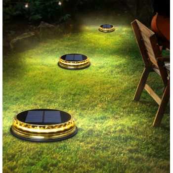 5W Solar Bahçe Armatürü ; 80lm ; 6500K-3200K-Yeşil