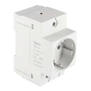 Ray Tipi Topraklı Pano Prizi ; 16A , 230V