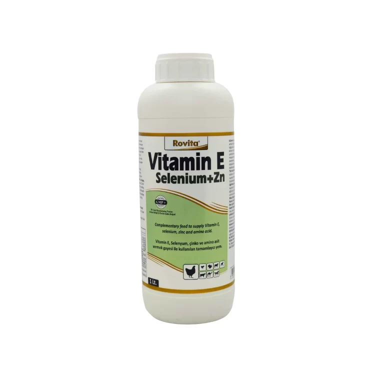 Royal İlaç Vitamin E Selenium + Zn 1 Lt. Kanatlı Hayvanlar İçin Vitamin Ve Mineral Destekleyici Yem