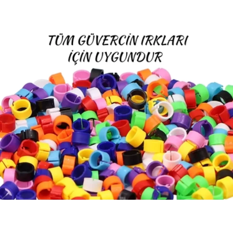 Güvercin Ayak Klipsi 8mm 100 Çift (200 Adet)