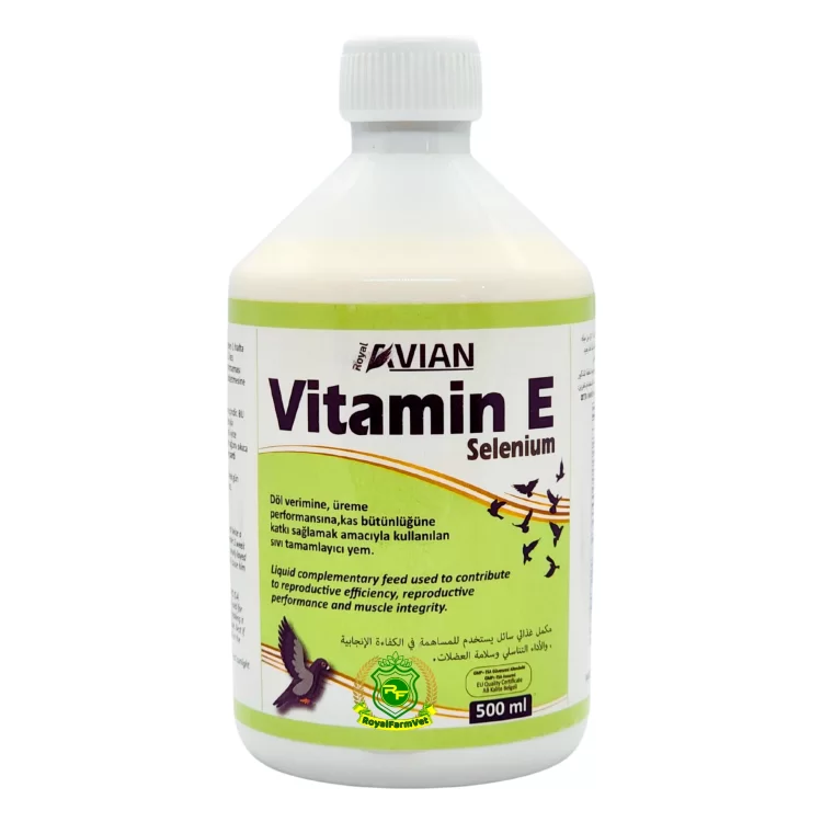 Royal İlaç Vitamin E Selenyum 500 Ml. Yumurta Verim Arttırıcı