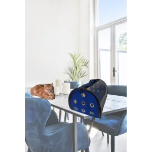 RoyalFarmVet Su Geçirmez Kedi ve Köpek Taşıma Çantası ( Tutma Aparatı ile beraber)