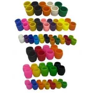 Güvercin Ayak Takımı (Renkli Takım) 25 Çift (50 Adet)