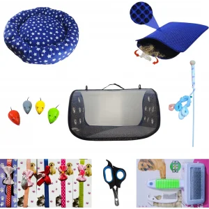 KEDİ OYUNCAK VE AKSESURLARI FULL SET (LEOPAR)