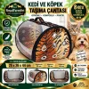 RoyalFarmVet Su Geçirmez Kedi ve Köpek Taşıma Çantası ( Tutma Aparatı ile beraber)