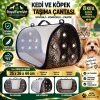 RoyalFarmVet Su Geçirmez Kedi ve Köpek Taşıma Çantası ( Tutma Aparatı ile beraber)